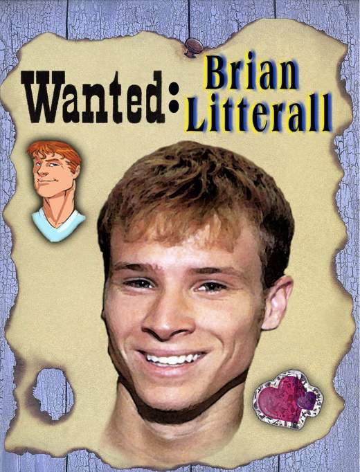 This WANTED picture of Brian is the fourth in my WANTED series.  I hope you like it.